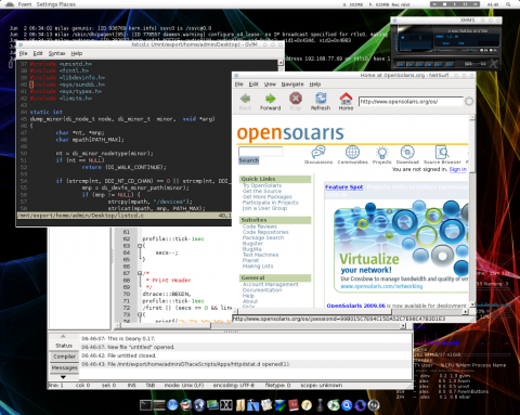 Milax OpenSolaris with LXDE components
